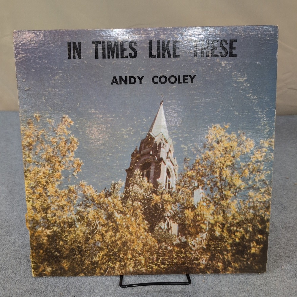Andy Cooley In Times Like These Vinyl LP Gospel Hymns Prestige Productions 60422 - Picture 1 of 7